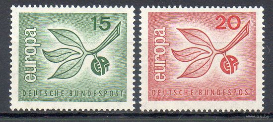 Европа ФРГ 1965 год серия из 2-х марок