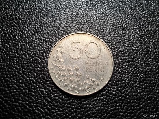 Финляндия 50 пенни 1990
