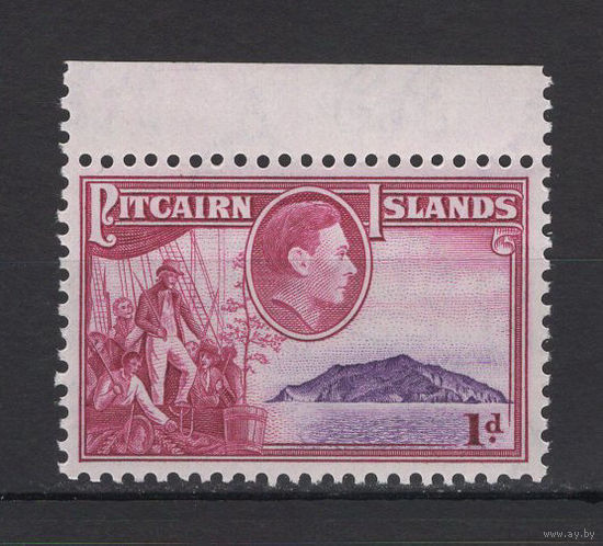 Питкэрн Острова /Pitcairn Islands 1940** Заморская территория Великобритании в Тихом океане, высадка на необитаемый остров Флетчера Кристиана, Георг VI  SG#3
