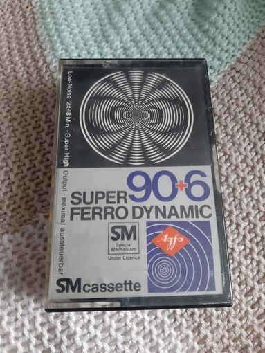 Кассета AGFA SUPER FERRO DYNAMIC 90 + 6. LOU REED. LOKOMOTIV GT.