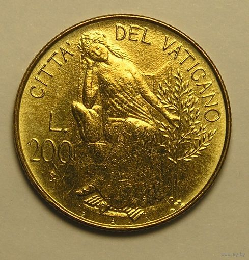 Ватикан, 200 Лир 1980