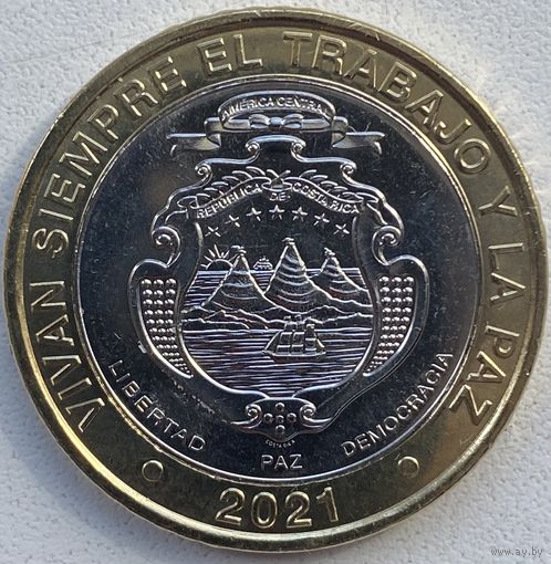 Коста-Рика 500 колонов 2021 г.