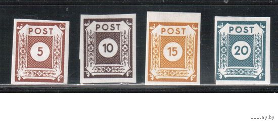 Германия-1945,(Мих.42-48) *  , Стандарт, Советская зона оккупации, Восточная Саксония