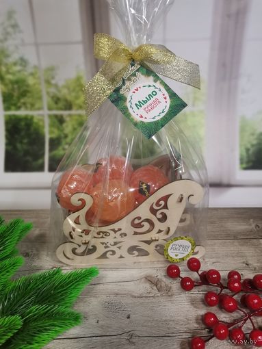 Мыло ручной работы мандарины.