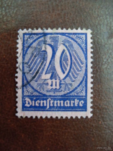 DR-DI Рейх. 1922 Mi.72 mi.2 euro служебные