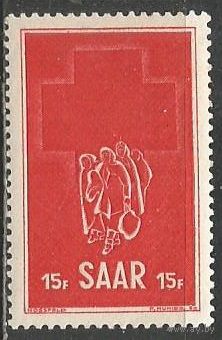 Французский СААР. Неделя Красного Креста. 1952г. Mi#318.