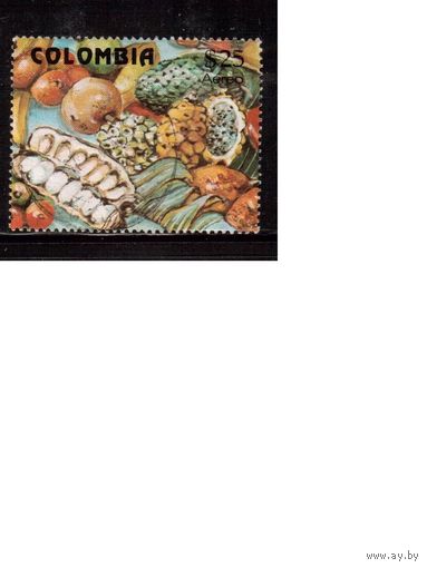 Колумбия-1981(Мих.1513) ,  гаш. , Живопись Фрукты