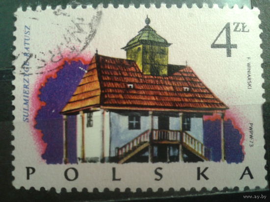 Польша, 1973, Деревянная архитектура, Сульмежицкая ратуша