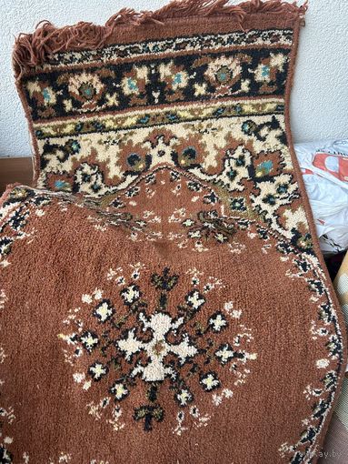 Коврик накидка на кресло СССР шерсть висел на стене ( замеры на фото)