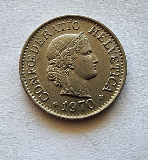 Швейцария 10 раппенов, 1970