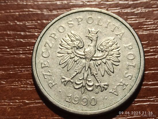 Польша 1 злотый 1990