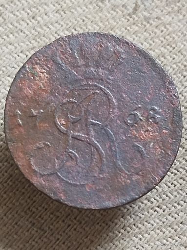 Распродажа - грош 1768г.,Станислав Август Понятовский,ПОЛЬША