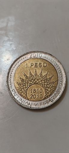 Аргентина 1 песо 2010