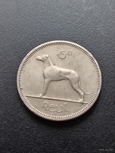 Ирландия 6 пенсов 1967 г.