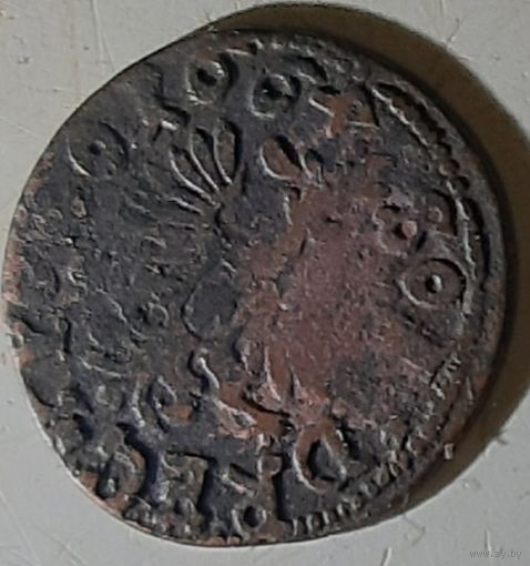 Боратинка 1664 (цифра 4 отчеканена неправильно )