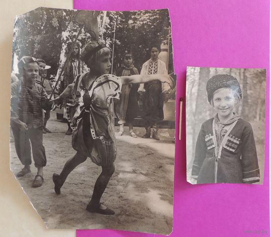 Фото "Дети", Саратов, 1938-1939 гг., пионерский лагерь, 2 шт.