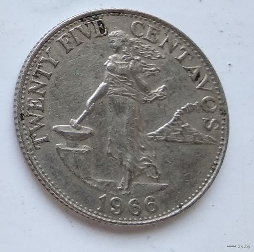 Филиппины 25 сентаво, 1964 3-11-24