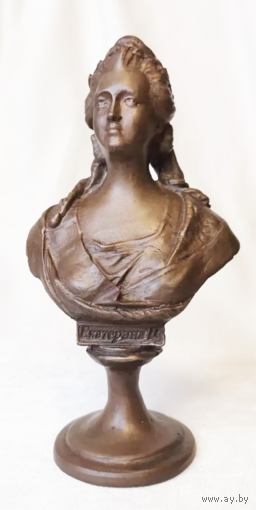 Бюст Екатерина II Бронза