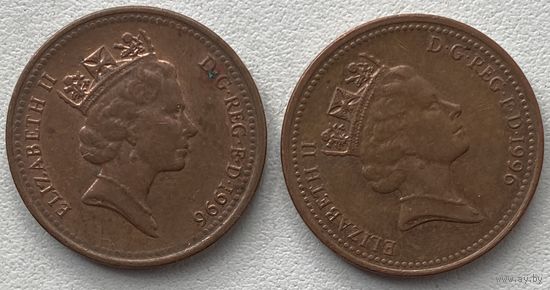 Великобритания 1 пенни 1996 г. Цена за 1 шт.