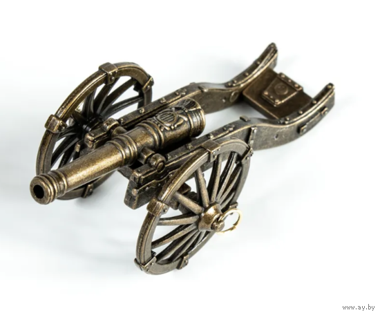 Пушка РИА 6-фунтовая металл