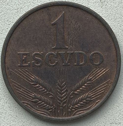 Португалия 1 эскудо 1973 г.