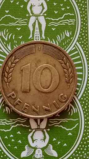 Германия 10 пфеннигов 1949 J