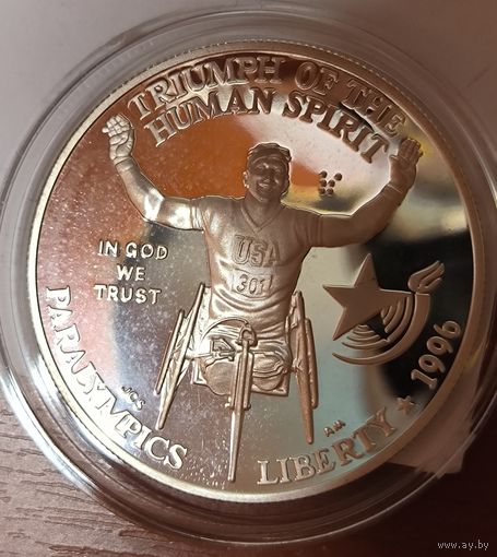 Доллар 1996 США гонки на колясках