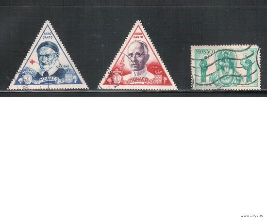 Монако-1951(Мих.429-433)   Гаш. , Религия, Папа