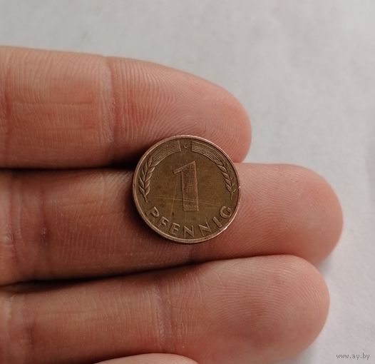 1 пфенниг 1950г (G). Германия.
