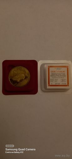 Жетон, культовый автомобиль польский Фиат 126, сертификат.