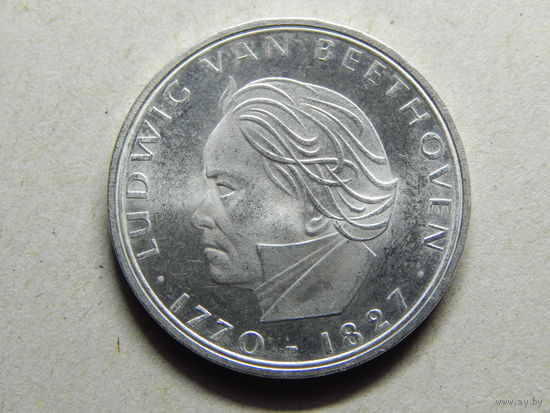 ФРГ 5 марок 1970г.Людвиг ван Бетховен.AU