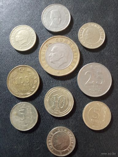 Монеты Турции