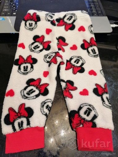 Тёплые штанишки для малышки до 80см