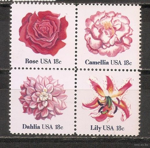 ФФ1 США 1981 Цветы