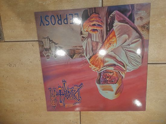 DEATH "LEPROSY" 198./?  reissue LP E.U.UNDER ONE FLAG FLAG24  MINT