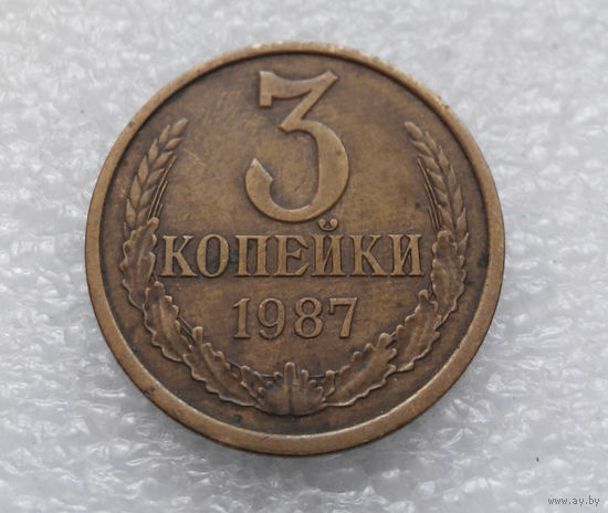 3 копейки 1987 СССР #08