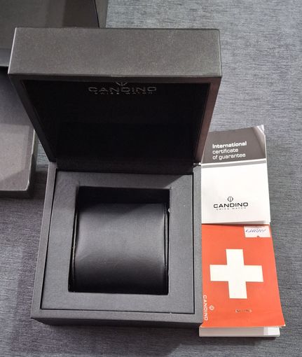 Коробка от часов CANDINO с документоми с 1 руб без мц