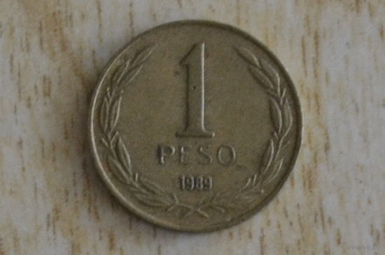 Чили 1 песо 1989