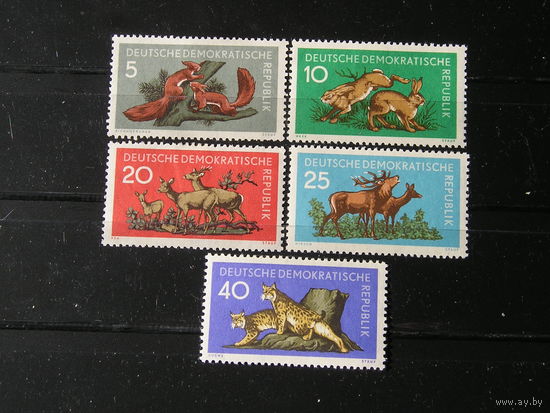 ГДР 1959, Дикие животные