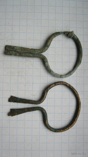 Сюльгамы, пара. Бронза, литье.