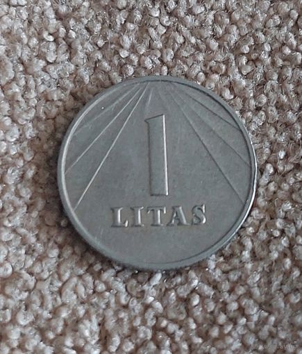 Литва 1 лит, 1991 aUNC