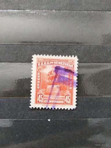 1947 Венесуэла памятник Симону Боливара искусство (2-10)