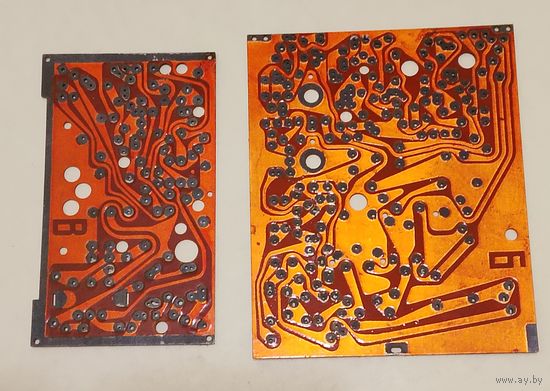 Заводские платы телевизора "Электроника ВЛ-100", не паяные.