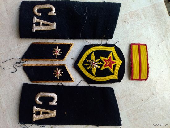 Погоны, шевроны, петлицы связиста ВС СССР 70-е годв
