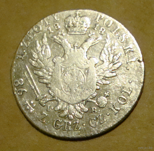 1 злотый 1818