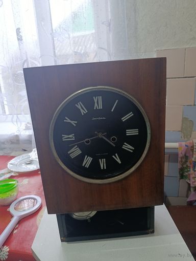 Часы с боем янтарь.в реконструкцию
