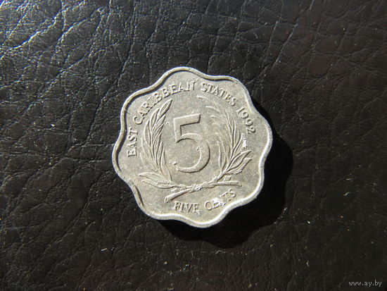Восточные Карибы. 5 центов. 1992. С 20 копеек. Распродажа коллекции. Смотрите другие лоты.