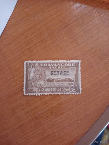 Британская колония Индия локал княжество Траванкор служебная архитектура (5-2)
