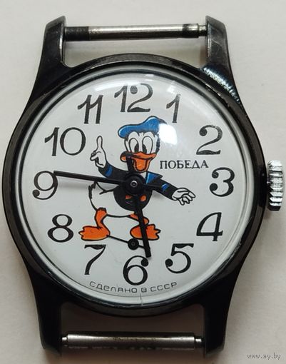 Не частые часы "Победа" Дональд Дак