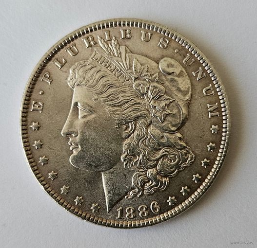 1 доллар Морган 1886